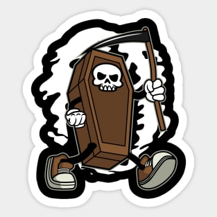 gream coffin Sticker